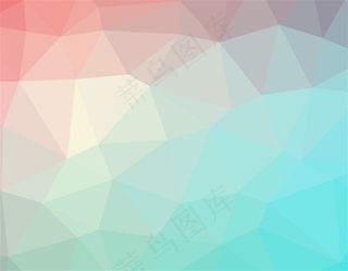 渐变低面几何背景素材