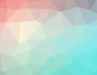 渐变低面几何背景素材