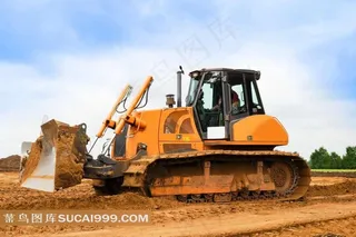 工程机械挖土机高清图片