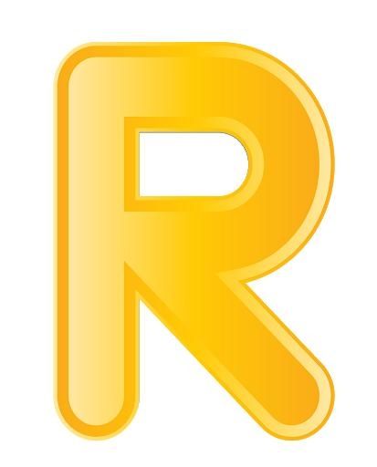字母R PNG免抠(413x512)