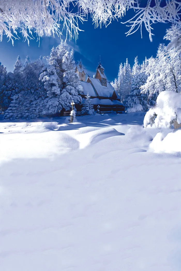 摄影背景 冰天雪地