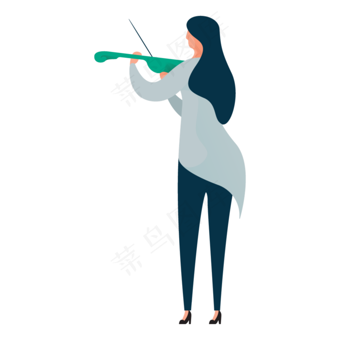 音乐人物免抠图