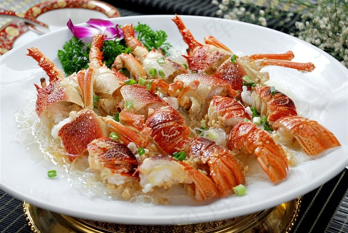 龙虾仔美食素材