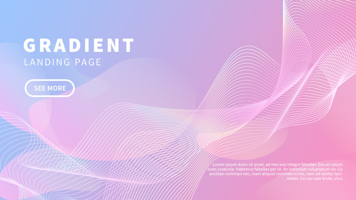 炫丽时尚抽象主视觉KV展板背景7