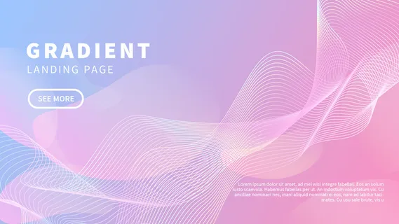 炫丽时尚抽象主视觉KV展板背景7