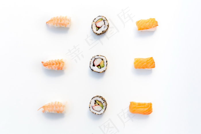 日本寿司美食背景图片
