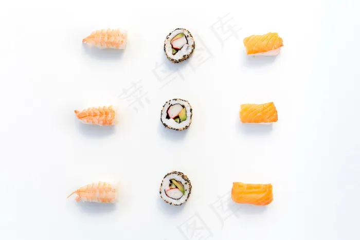 日本寿司美食背景图片