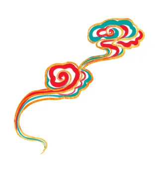 中国风中式国潮敦煌云纹祥云插画图案云朵云彩元素PSDAI设计素材