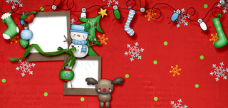 高清圣诞相框图片下载