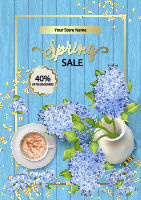 欢迎春天到花开风景