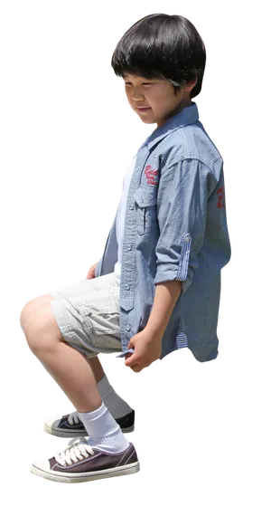 亚裔儿童人物免扣素材