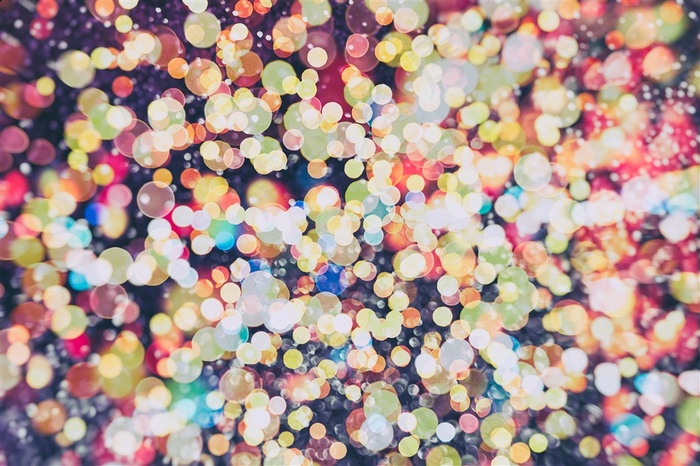 闪亮密布各色光斑高清图片