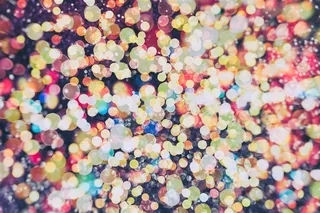 闪亮密布各色光斑高清图片