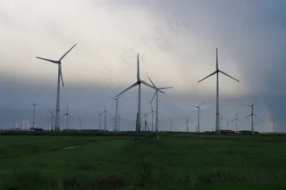 风力发电场风车图片