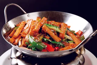 干锅美食焖锅湘菜麻辣香辣纸锅干锅杏鲍菇