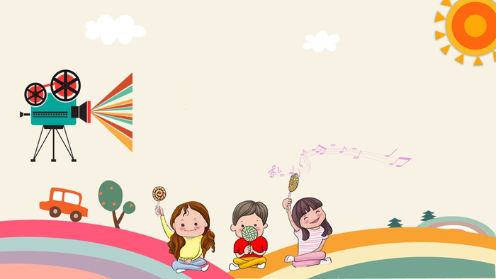 漫画可爱风打招呼