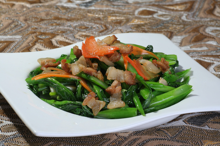 生炒菜心
