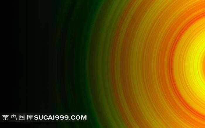 抽象派艺术半圆型图形