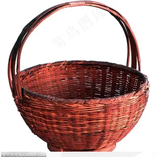 藤条编制的篮子