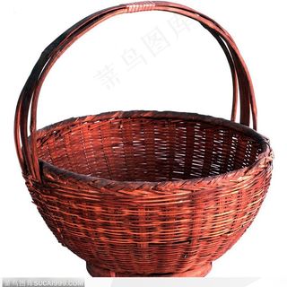 藤条编制的篮子