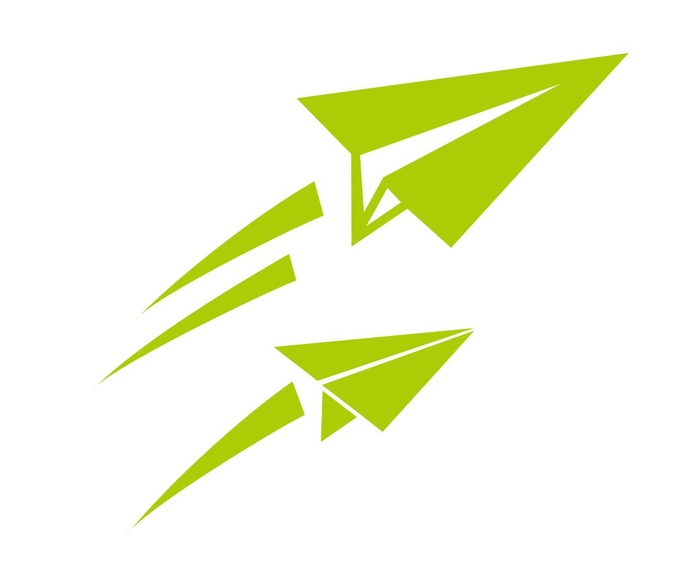 矢量纸飞机cdr矢量模版下载