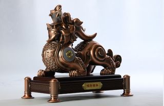 雕塑独角兽素材