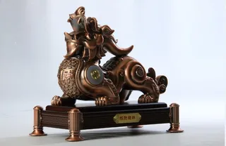 雕塑独角兽素材