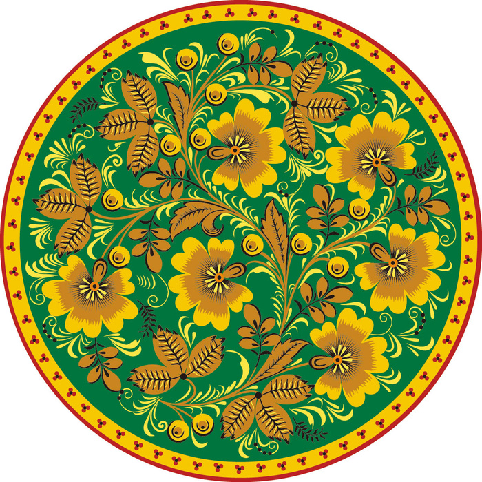 中式传统花朵纹样