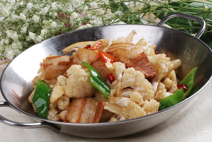干锅美食焖锅湘菜麻辣香辣纸锅干锅菜花