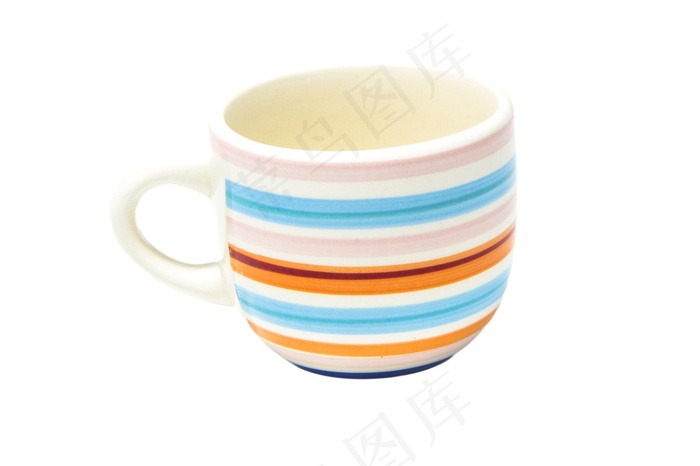 一只彩色的杯子