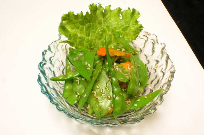  芝麻拌荷兰豆