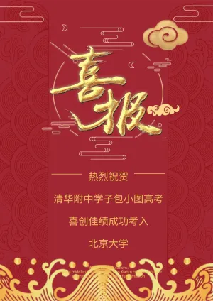 喜报战报海报贺喜光荣榜金榜题名预览图