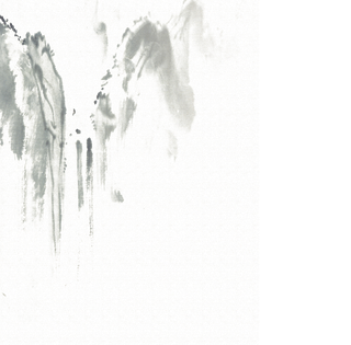 山水画素材中国风水墨画素材元素中国画