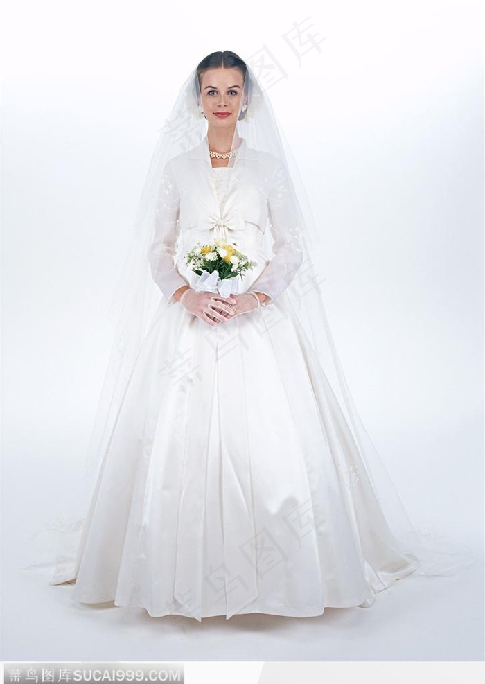 婚礼物语-抱着的花的新娘