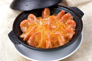 砂锅石锅美食煲类特色菜粉丝虾煲