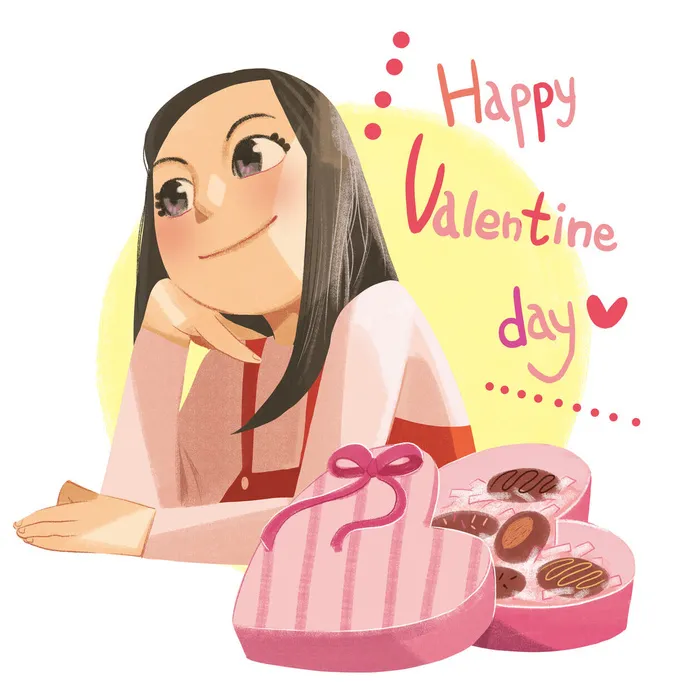 2.14情人节 背景psd模版下载