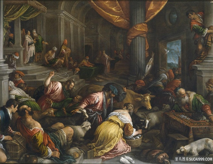 巴萨诺，弗朗切斯科，驱逐出境-德-洛斯-商人-德-圣殿