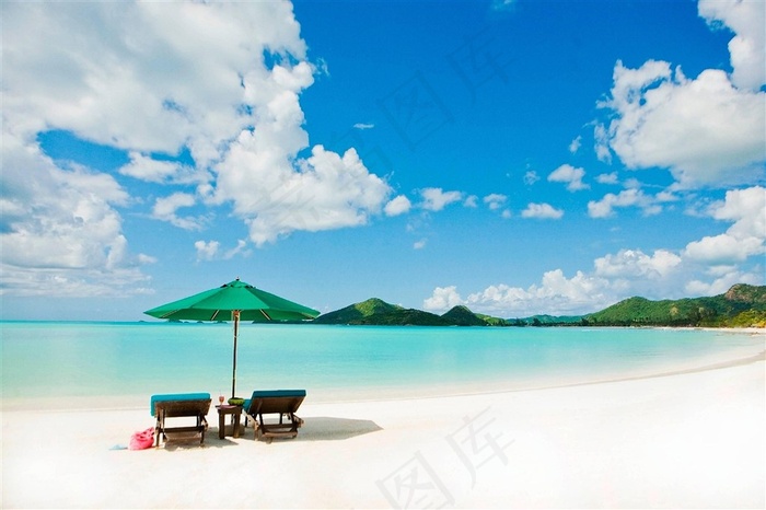 海边沙滩度假