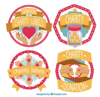 免抠慈善活动标签