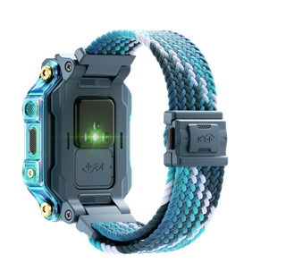 小天才儿童手表实物高清渲染大图Z8表带-绿色免抠