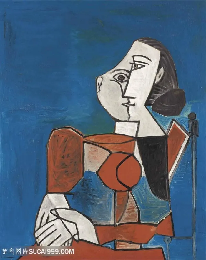毕加索唯美抽象女性艺术装饰画