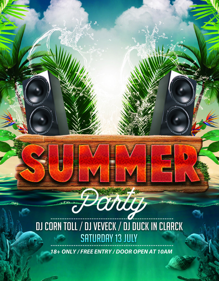 夏天大海约会海报