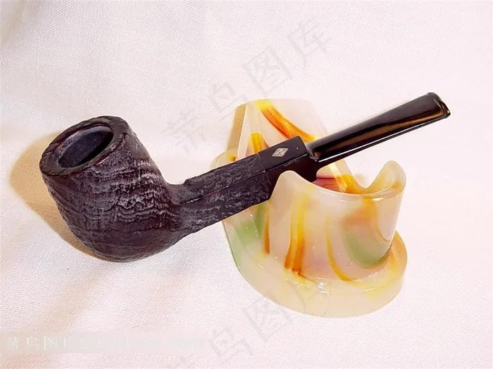 吸烟的烟斗摄影素材