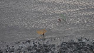 霞浦清晨渔民捕捞劳作