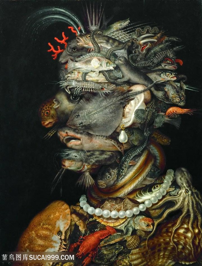 朱塞佩·阿尔钦博托(约1527-1593)—水(水的寓言)