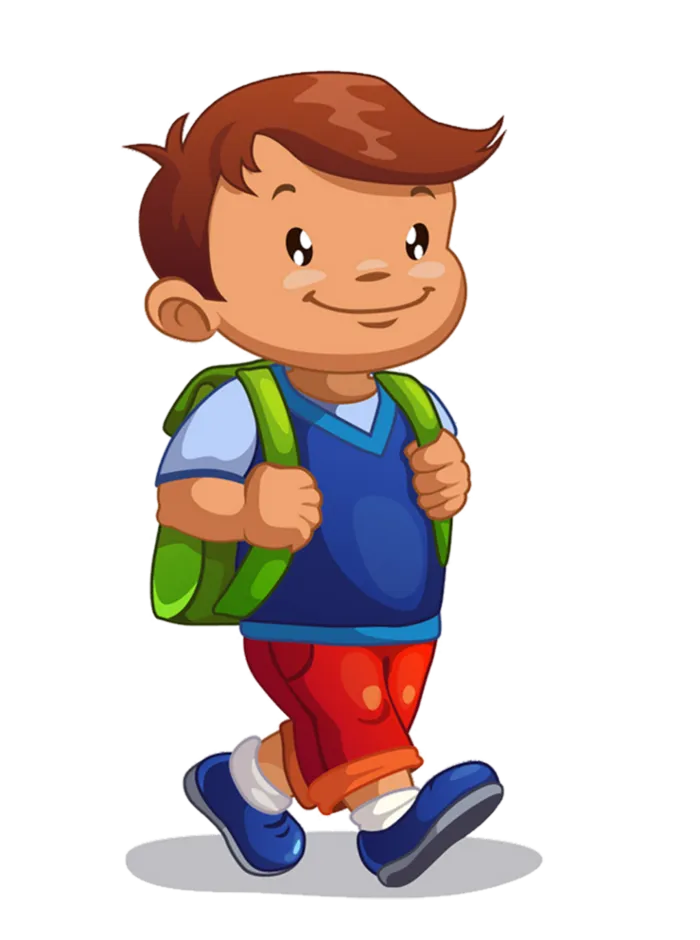 小孩背书包