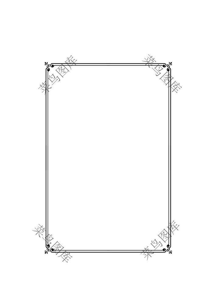 纹路框矢量图2ai矢量模版下载