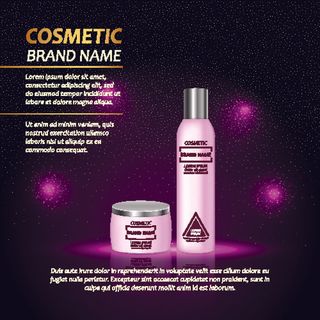设计广告化妆品素材