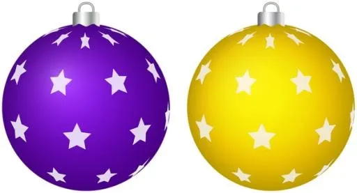 圣诞球小玩意免抠(600x325)