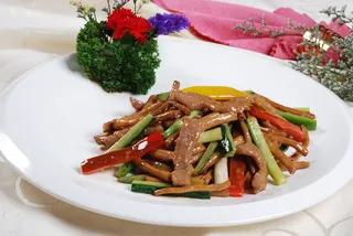 CXC00268茶树菇炒牛柳48元份